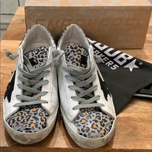 SOLD NWT leopard 39 Golden Goose Deluxe Brand